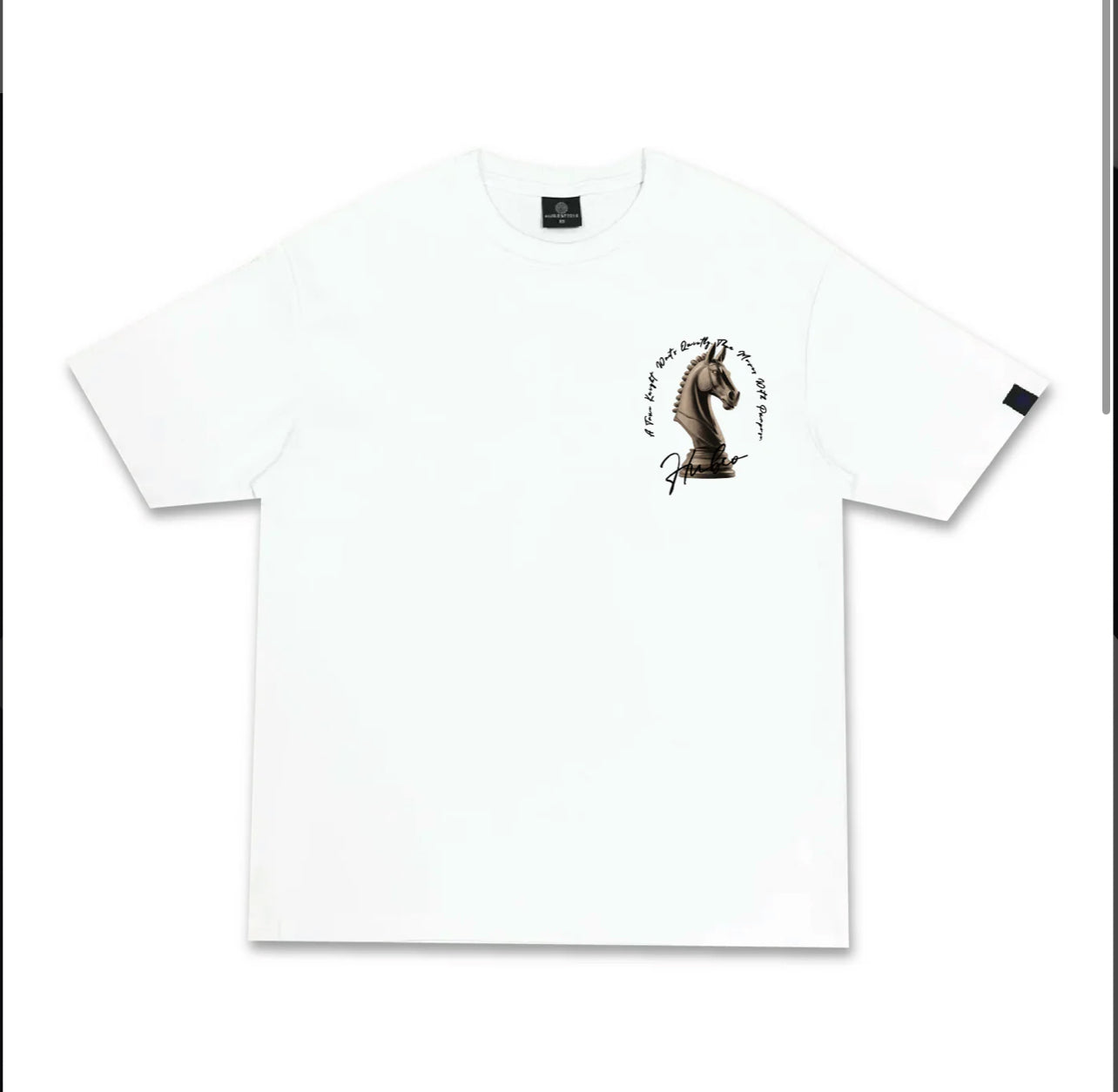 HUBCO KNIGHT MOVE TEE WHITE