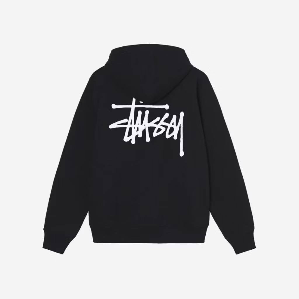 Stüssy Basic Stüssy Hoodie in black