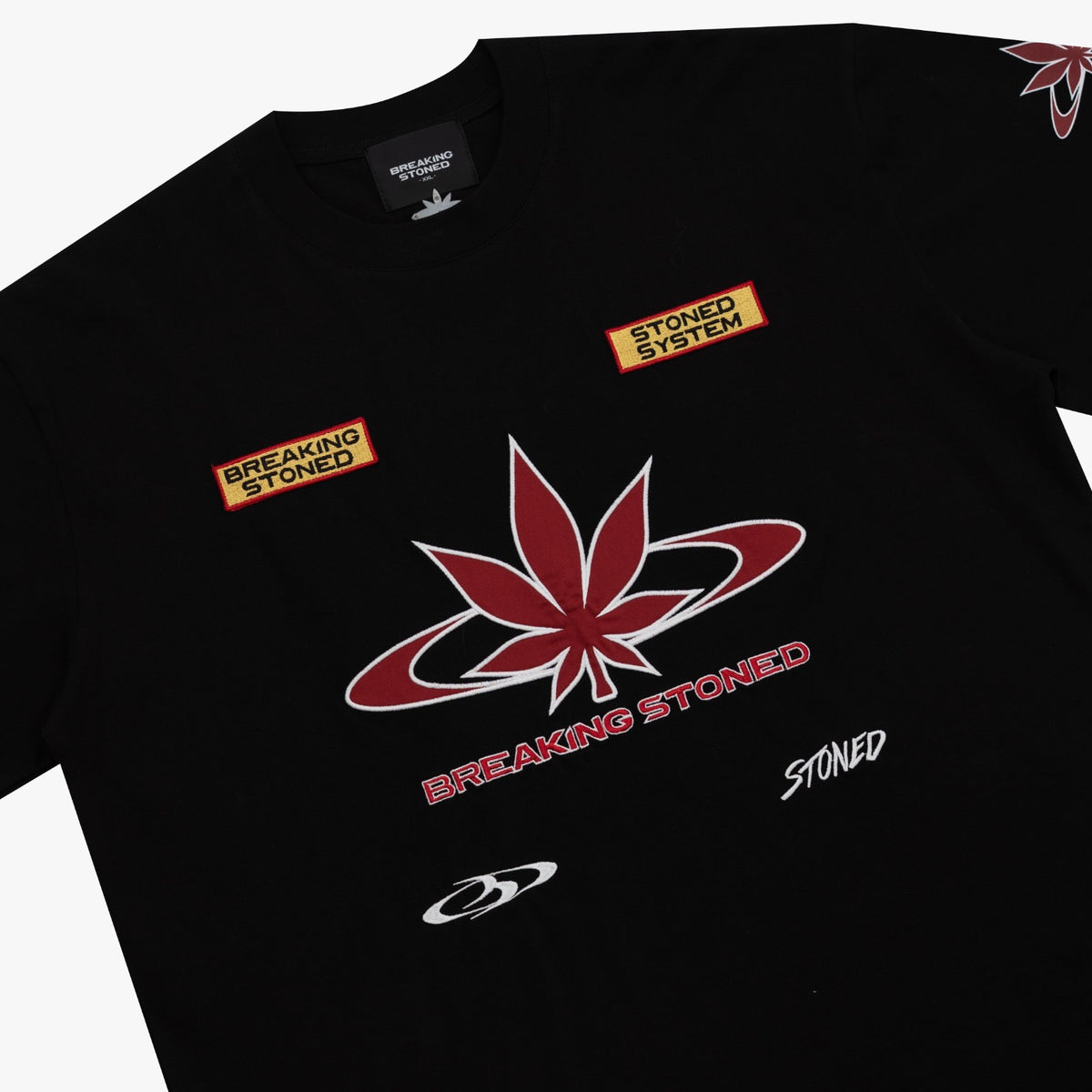 STONED&CO : MOTORSPORT OVERSIZED TEE BLACK