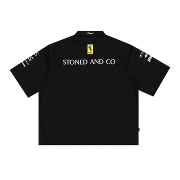 STONED & CO 26: DARK HORSE MOTORSPORT WORKSHIRT BLACK