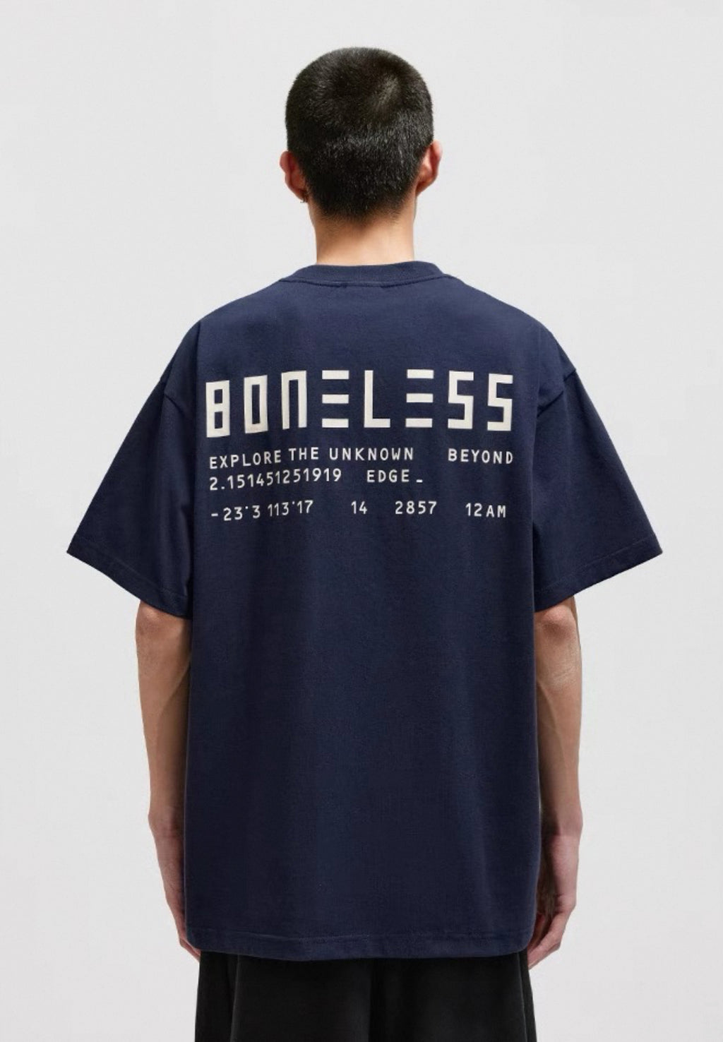 BONELESS GRAPHIC COORDINATE TEE NAVY