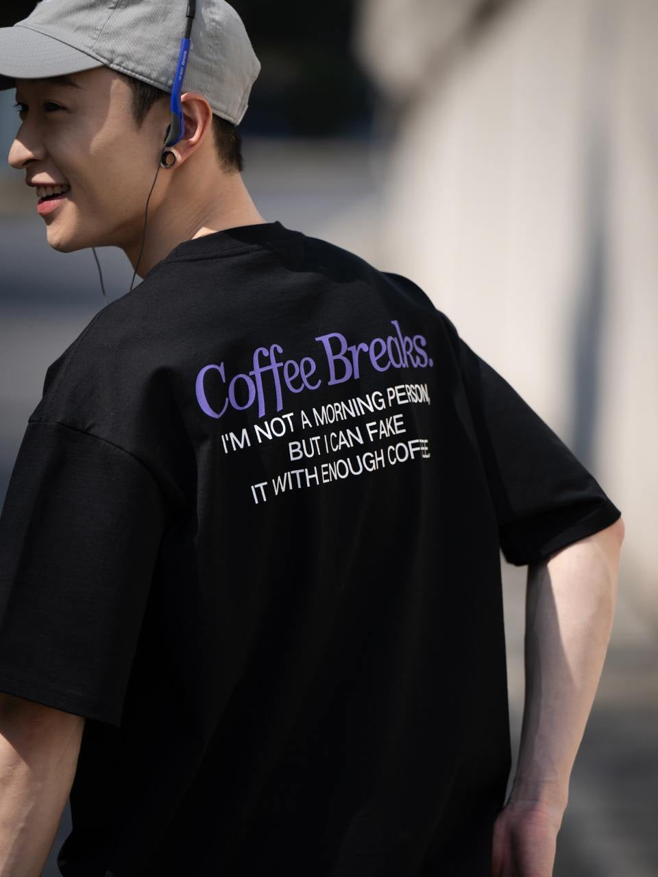 BELLKENIDEA COFFEEBREAKS TEE BLACK
