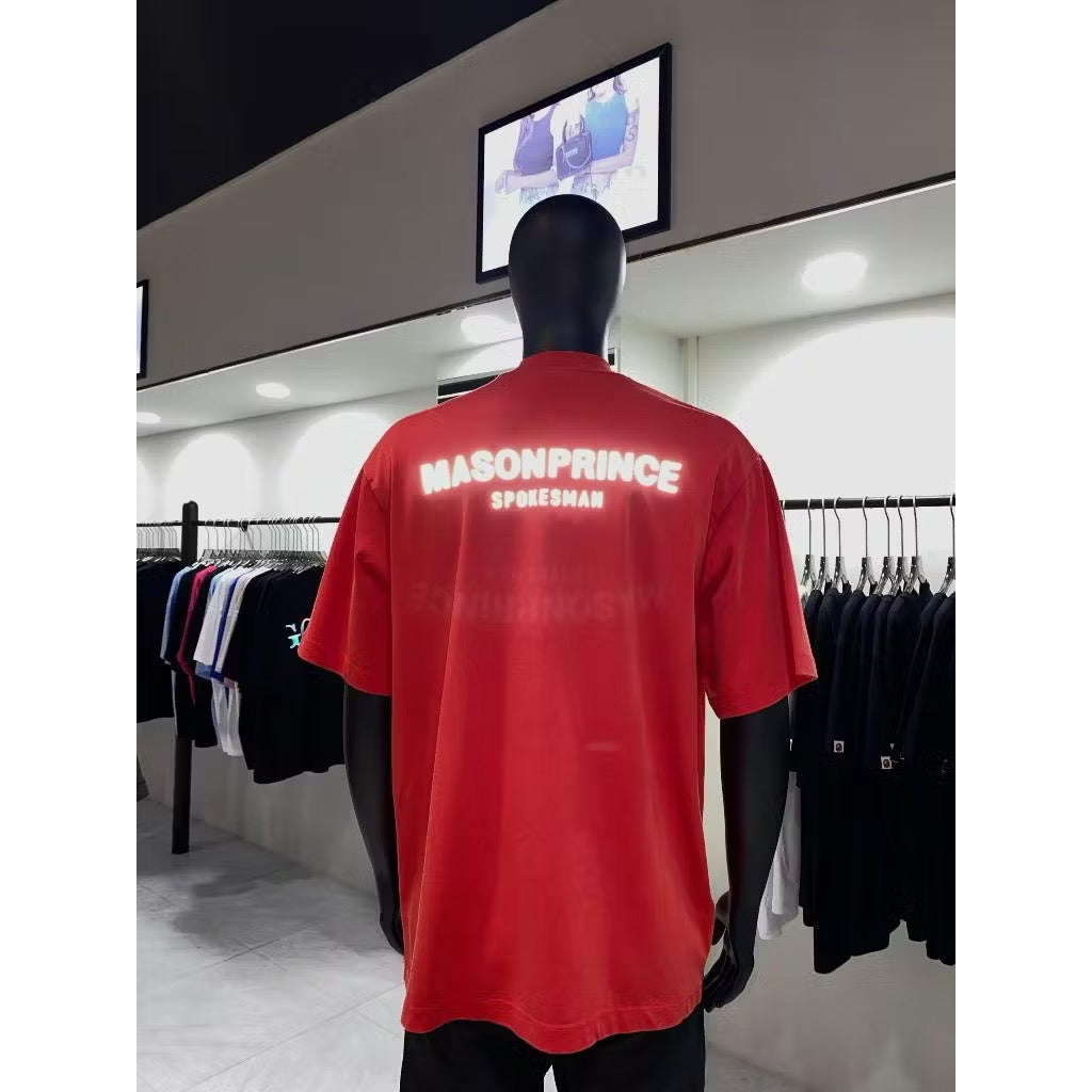 MASONPRINCE SPOKESMAN REFLECTIVE RED TEE
