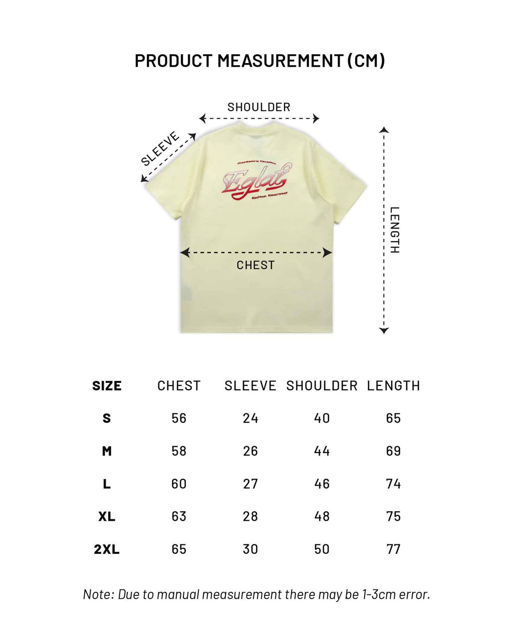 EGLAF MV GRADIENT LOGO TEE YELLOW