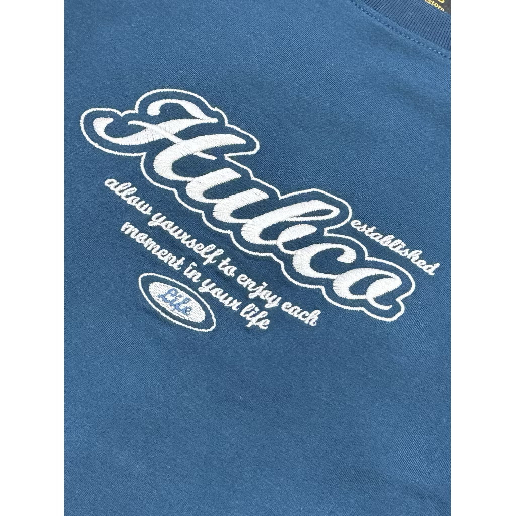 HUB LIFE MOMENT CROP TOP BLUE