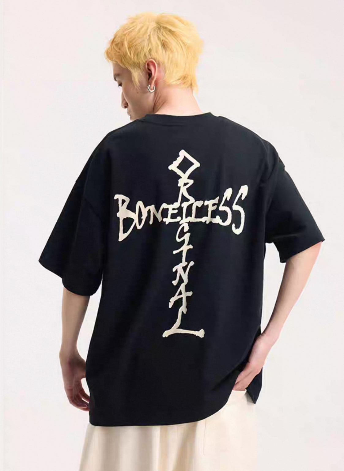 BONELESS ORIGINAL CROSS BLUE TEE
