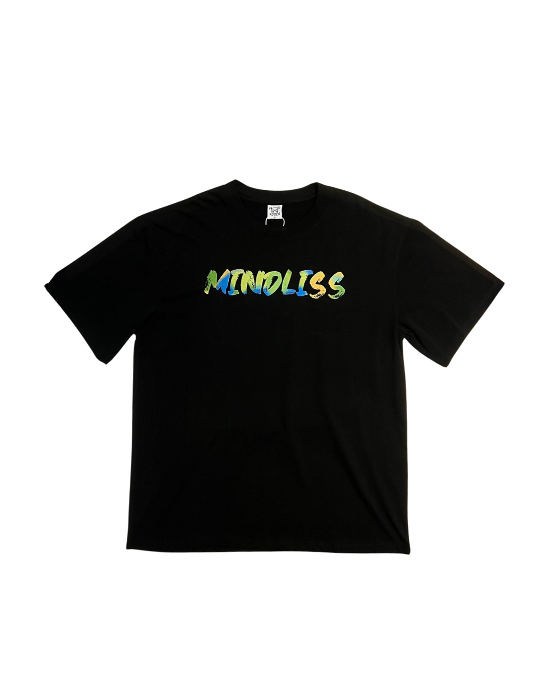 MINDLESS PAINTED MULTICOLOUR LOGO TEE BLACK