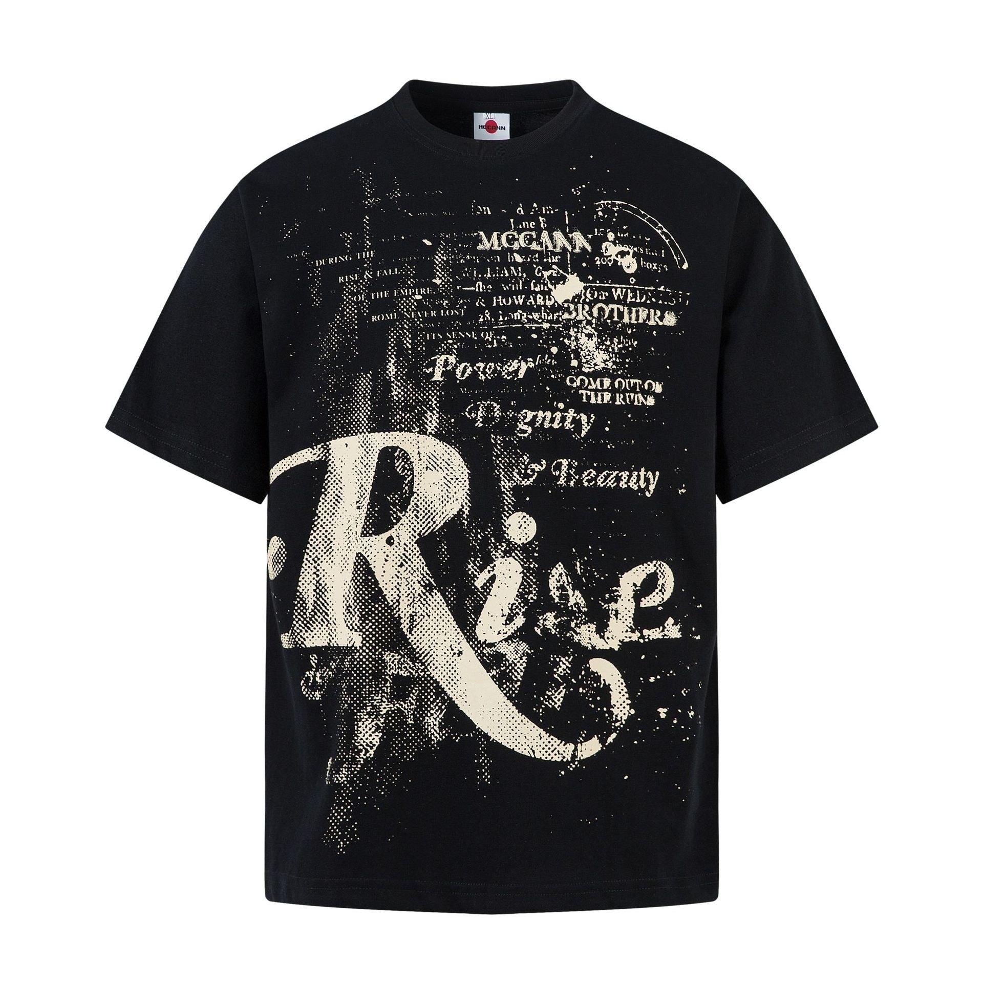 RISE BLACK T SHIRT (PRE-ORDER)