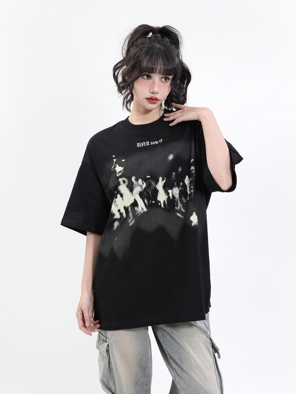 FADED CROWD T SHIRT (PRE-ORDER)