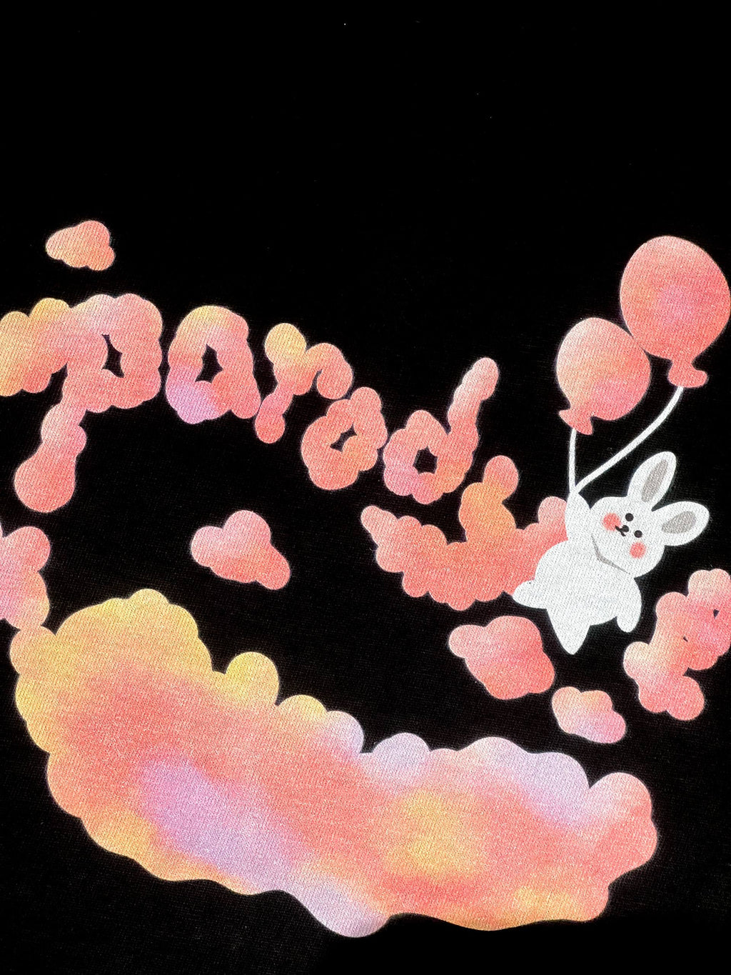 PARODY SMILEY FACE DESIGN 002 BLACK T SHIRT