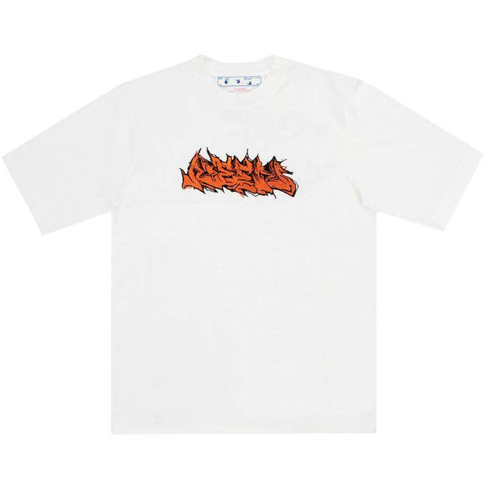 White Neen Graffiti Skate T-shirt White