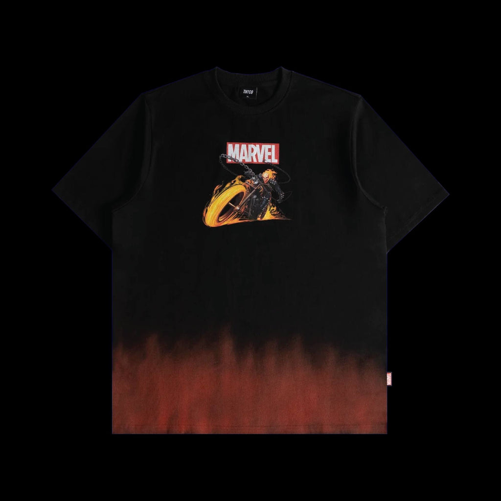 TNTCO X MARVEL GR RIDING DYE TEE BLACK