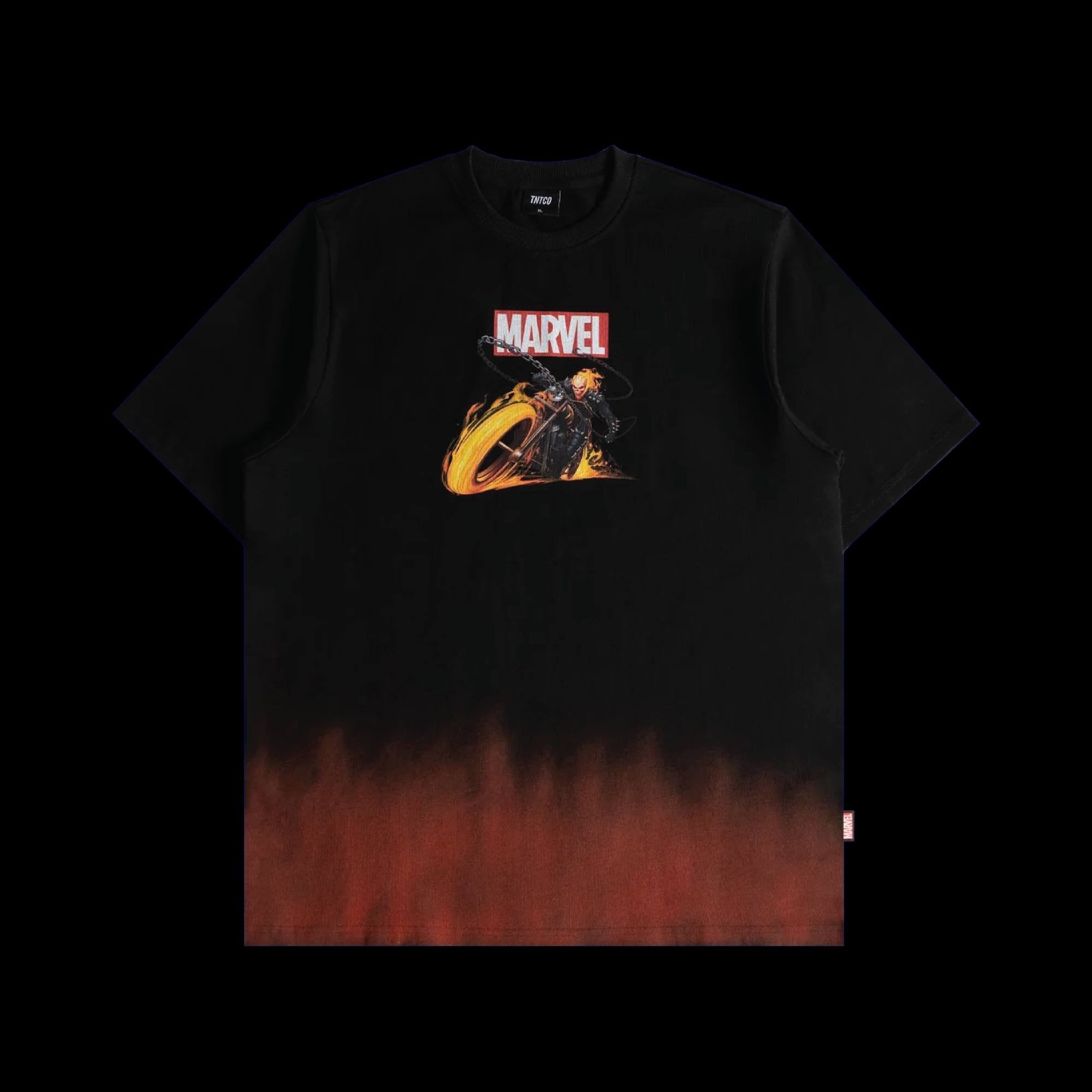 TNTCO X MARVEL GR RIDING DYE TEE BLACK