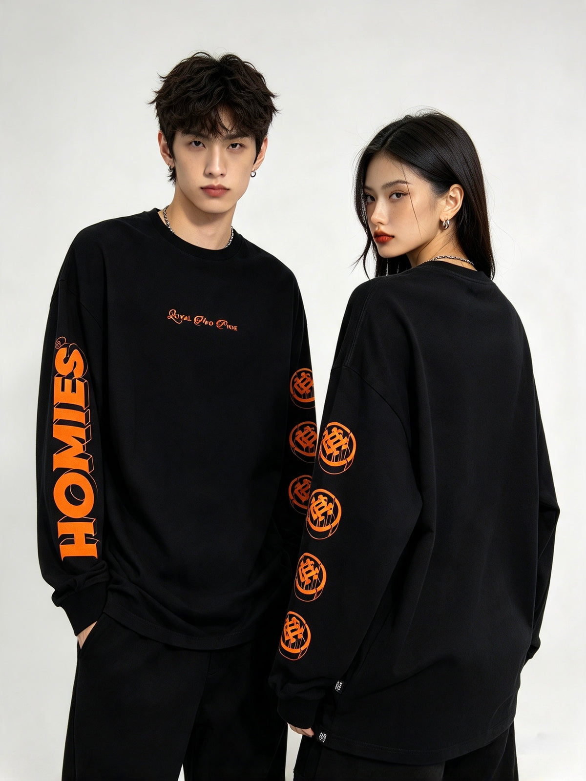 HOMIES 008 BLACK LONG SLEEVE