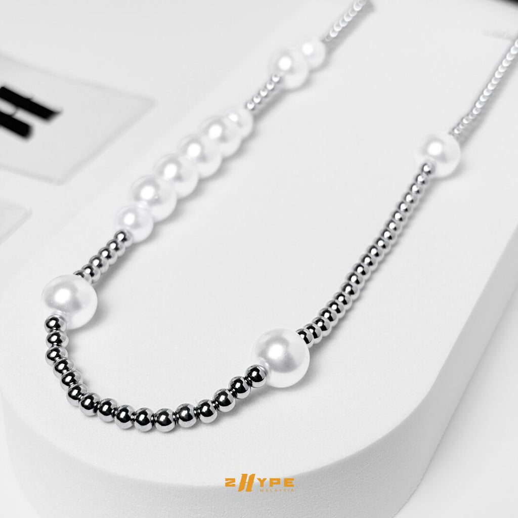 Pearl Beaded Necklace 50CM