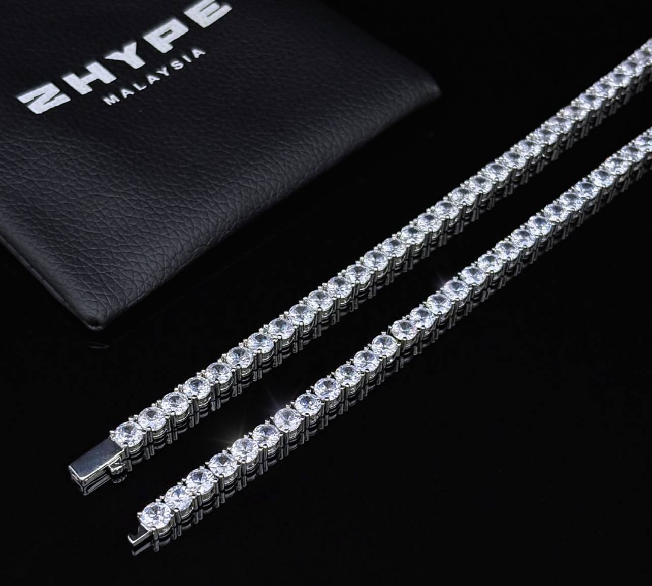 Tennis Chain (Silver) 5mm