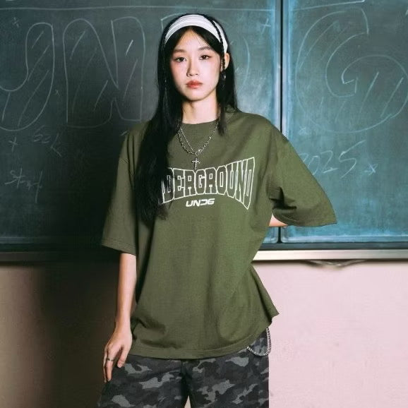 UNDG MAJOR TEE OLIVE GREEN