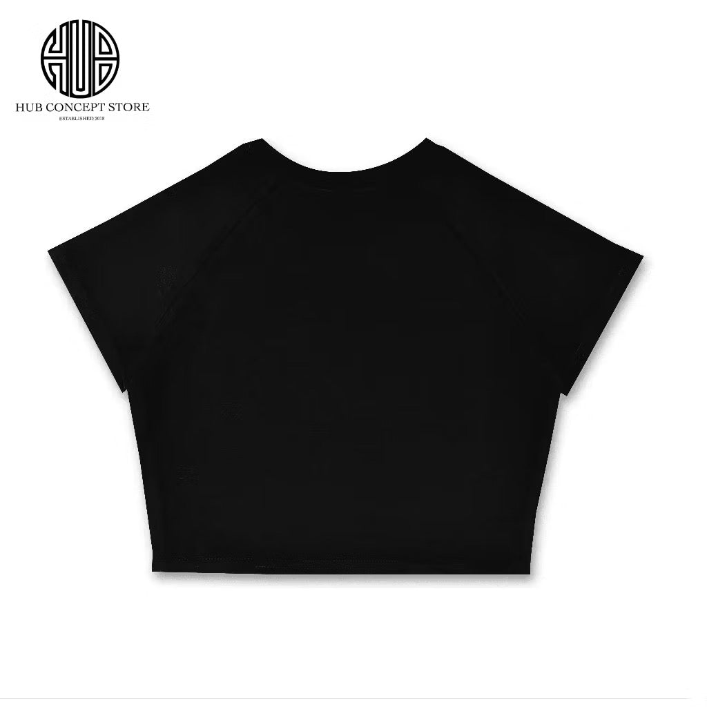 HUB LIFE MOMENT CROP TOP BLACK