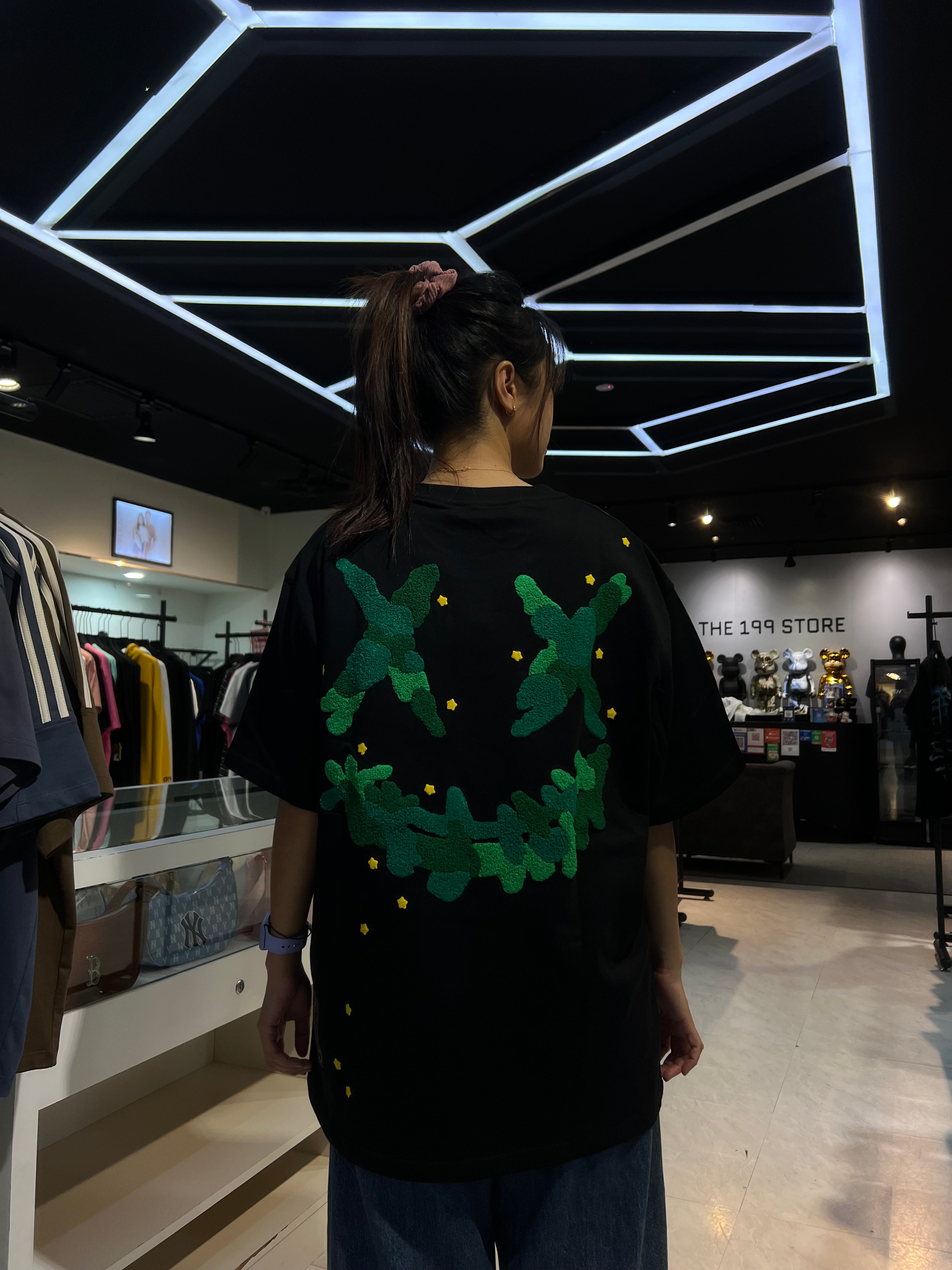 RICKYISCLOWN MAGICAL CHRISTMAS TREE CLOWN TEE BLACK