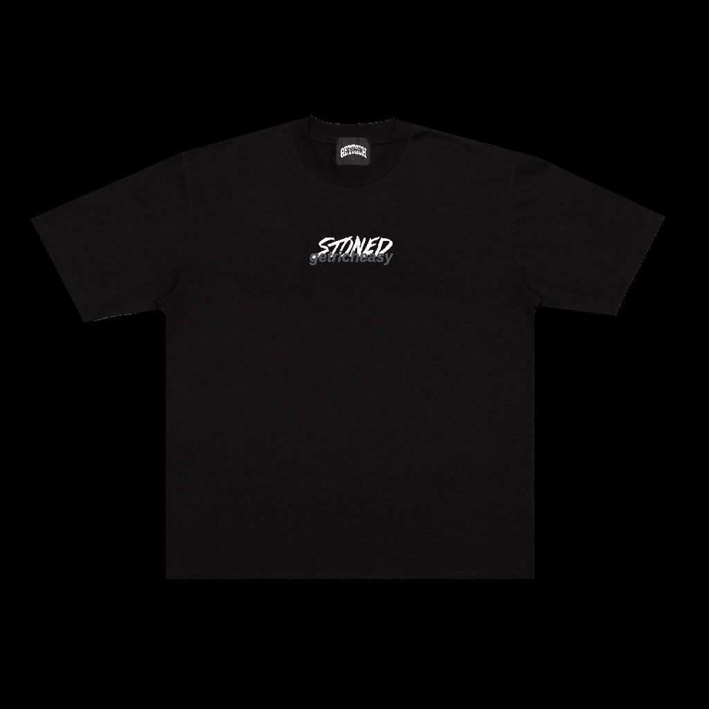 Stoned X GRE : Varsity Logo Tee Black