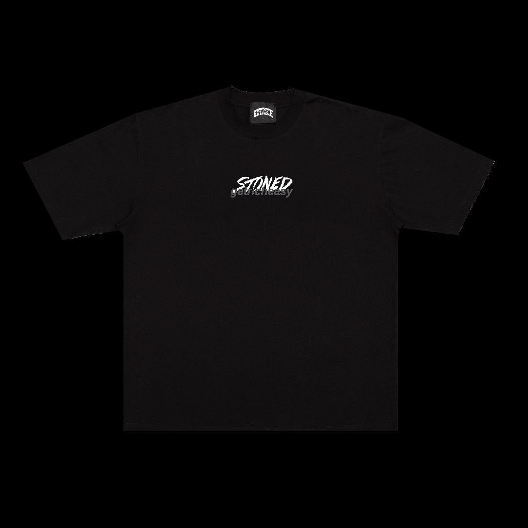 Stoned X GRE : Genetic Original Logo Tee Black