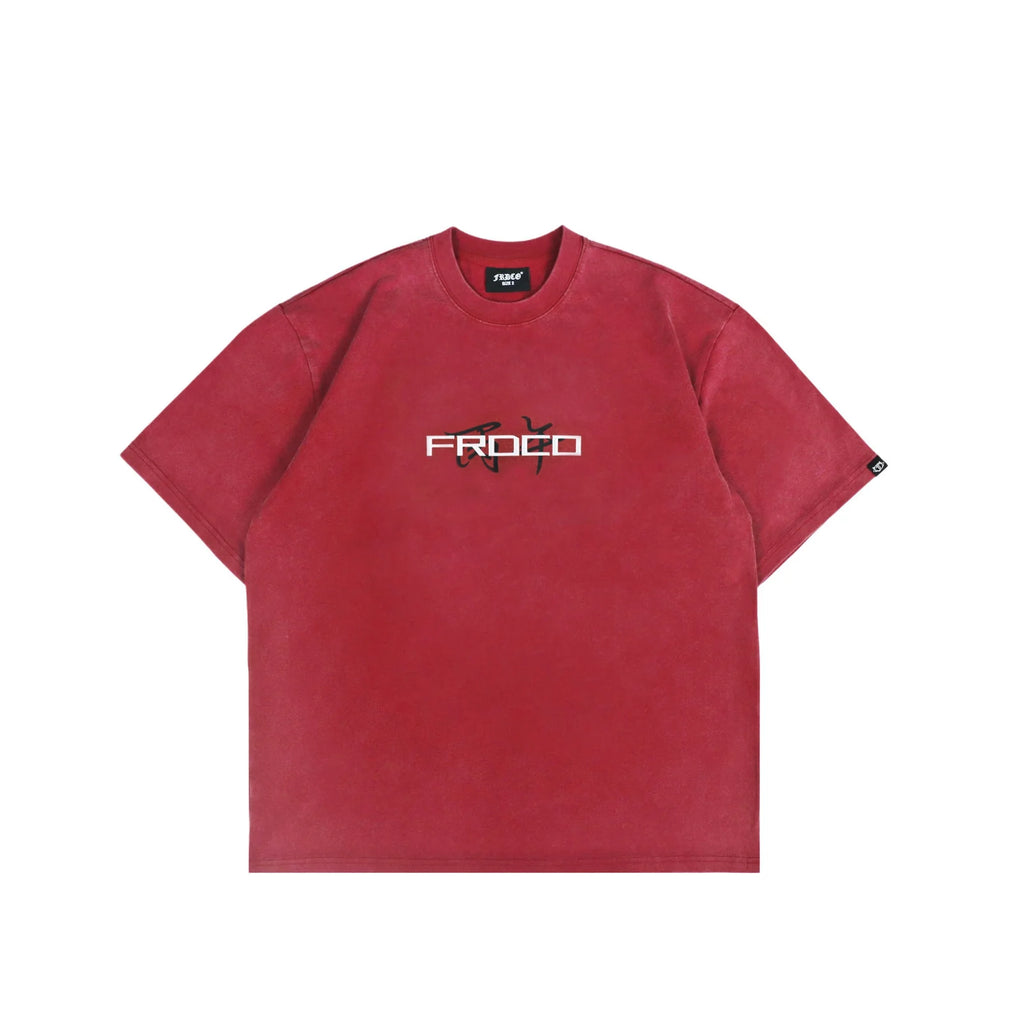 FRDCO EMP WASHED TEE RED