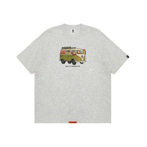BAPE AAPE CAMPING TEE WHITE