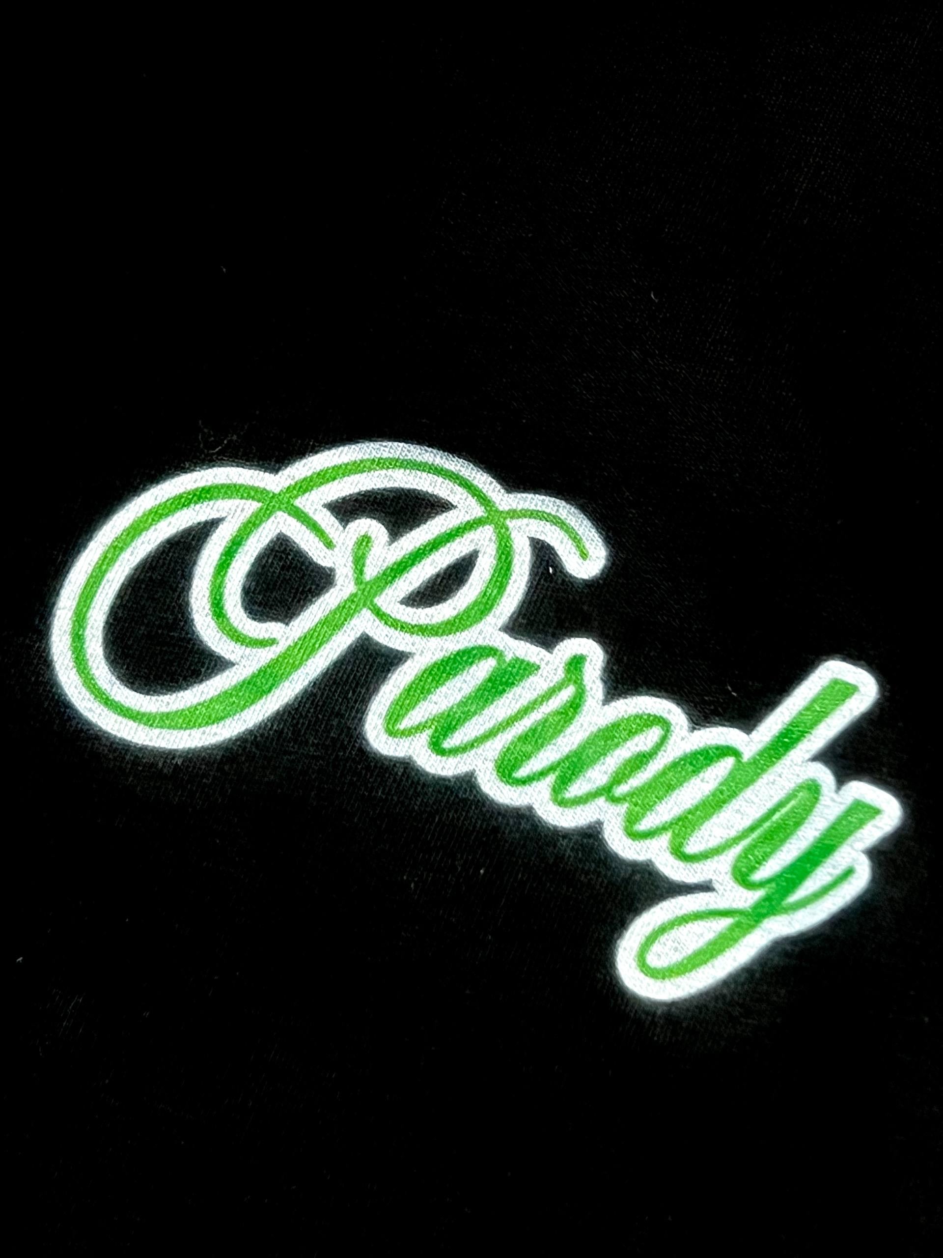 PARODY SMILEY FACE DESIGN 030 BLACK T SHIRT