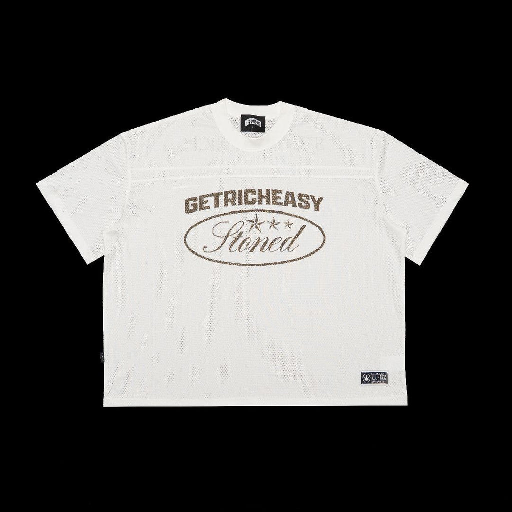 Stoned X GRE : Mesh Jersey White