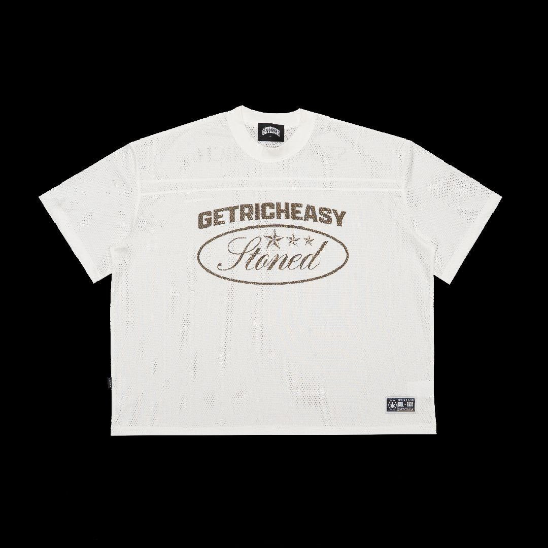 Stoned X GRE : Mesh Jersey White