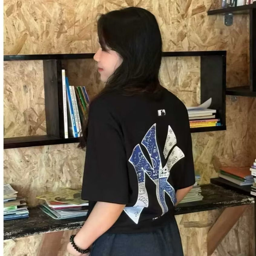 NEW ERA MLB PAISLEY BLACK T SHIRT