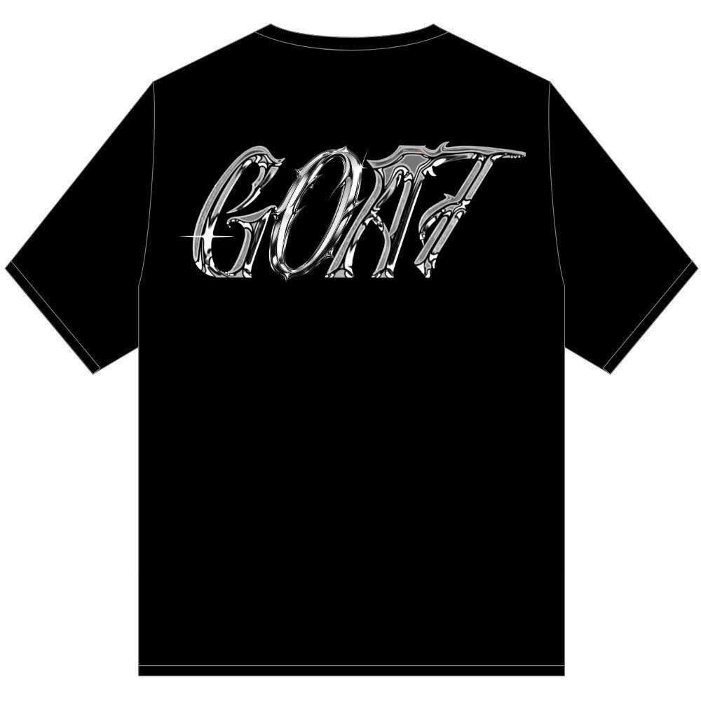 GOAT CHROME DRIP T SHIRT BLACK