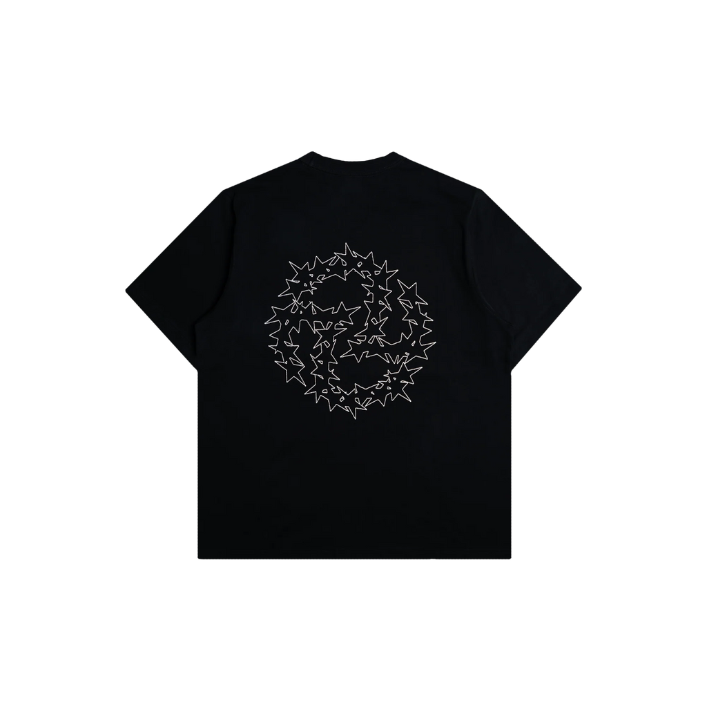TNTCO SPIKY LOGO TEE BLACK