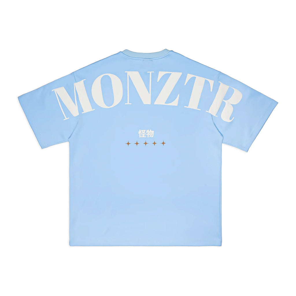 MONZTR ESSENTIAL PUFF TEE BLUE