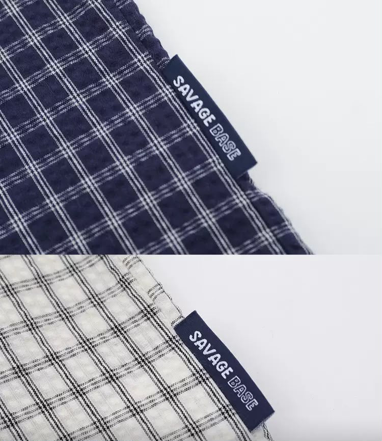 SAVAGEBASE  BUTTON UP T-SHIRT WHITE