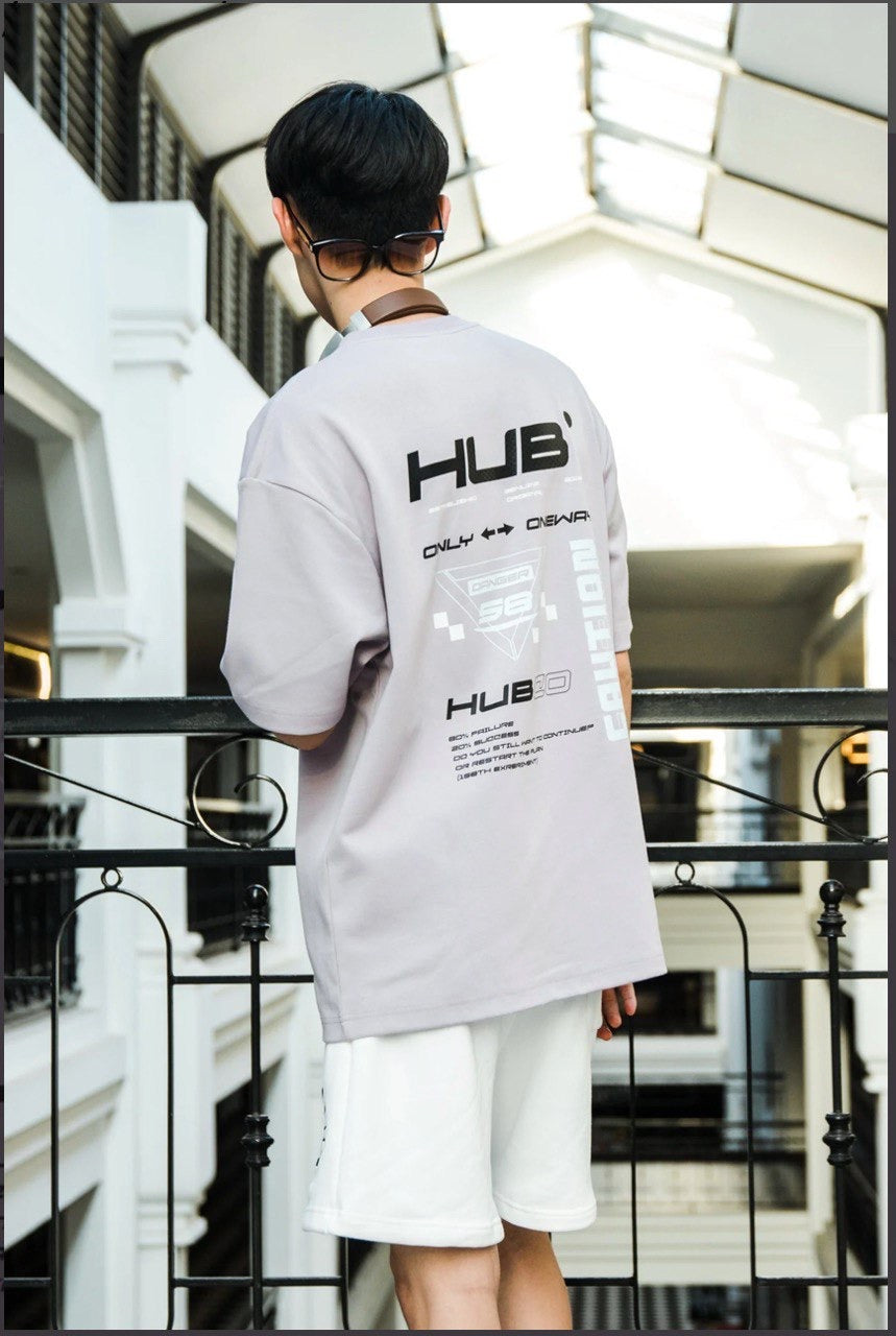 HUB RACEWAY TEE PURPLE