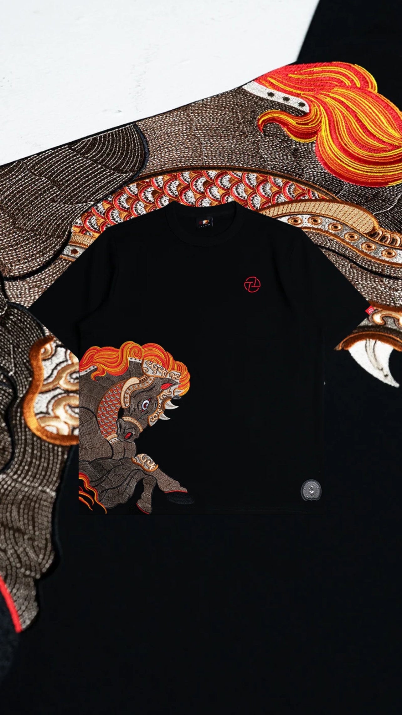 TNTCO SIDE HORSE TEE BLACK