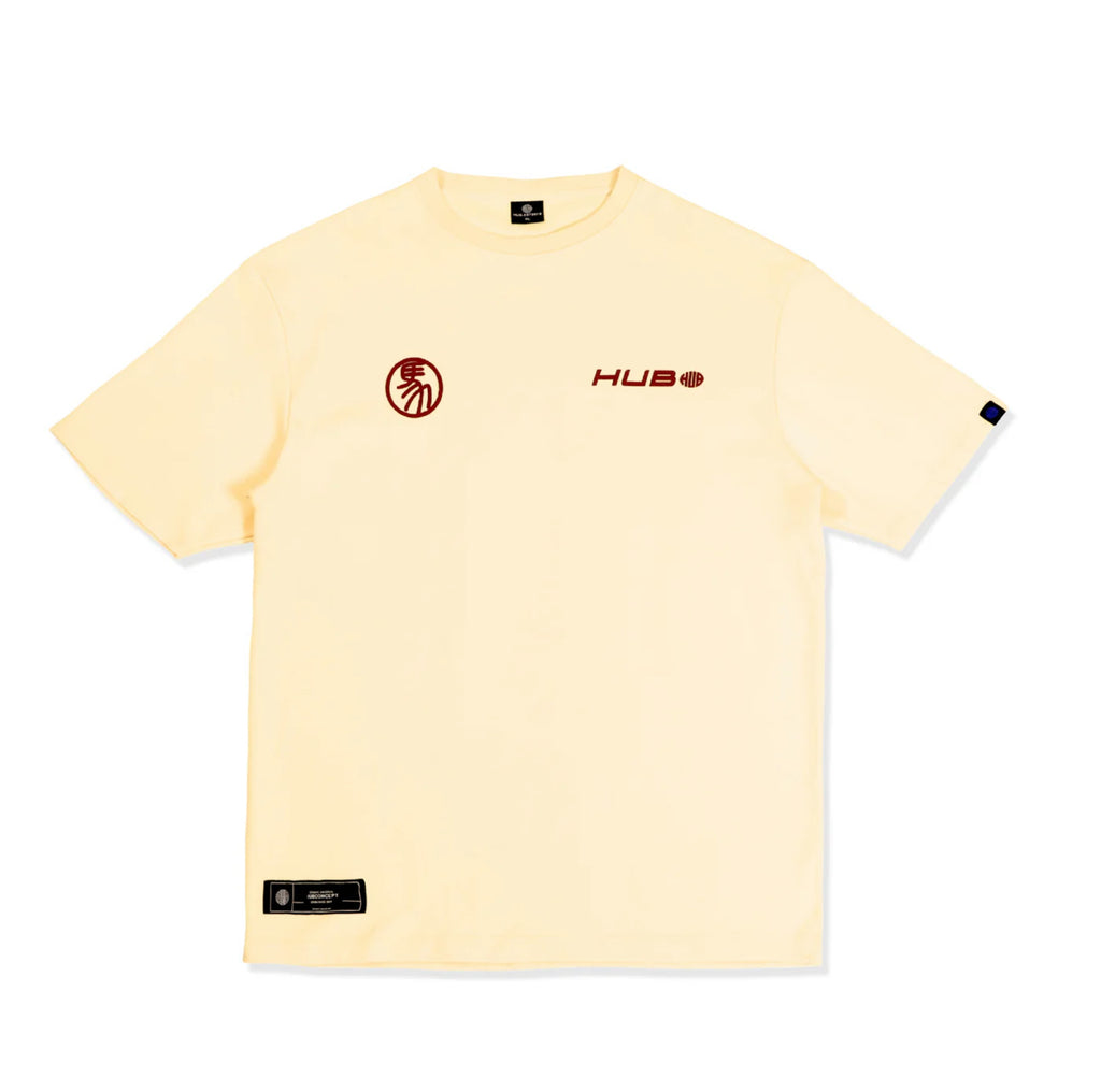 HUBCO CRIMSON HORSE TEE BEIGE