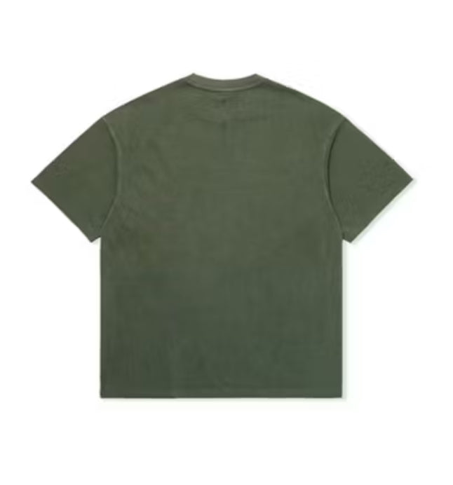 Lifework Dog Small Logo Green Tee