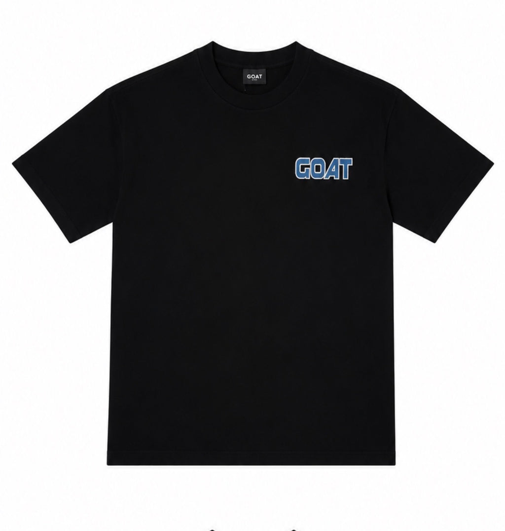 GOAT ROYAL BLUE TEE BLACK