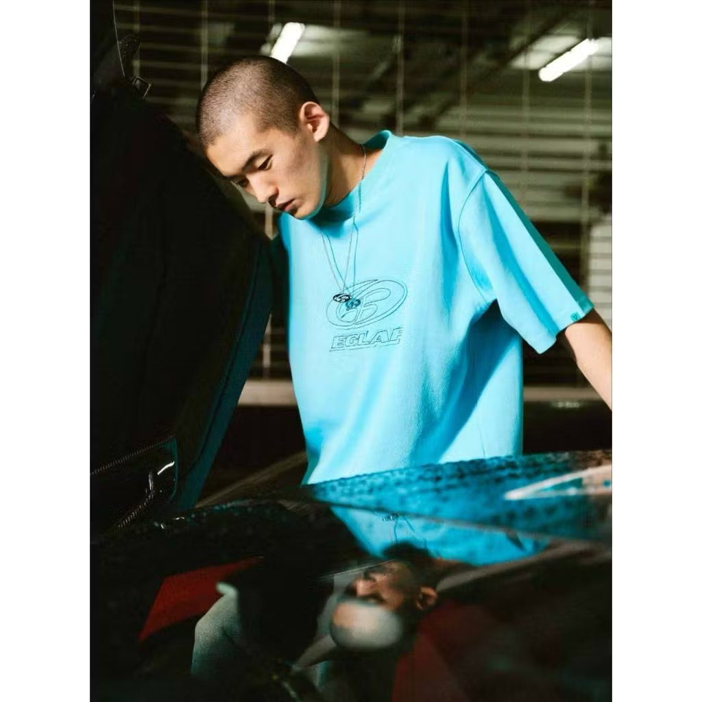 EGLAF EGCB FABRIC STITCH TEE BLUE