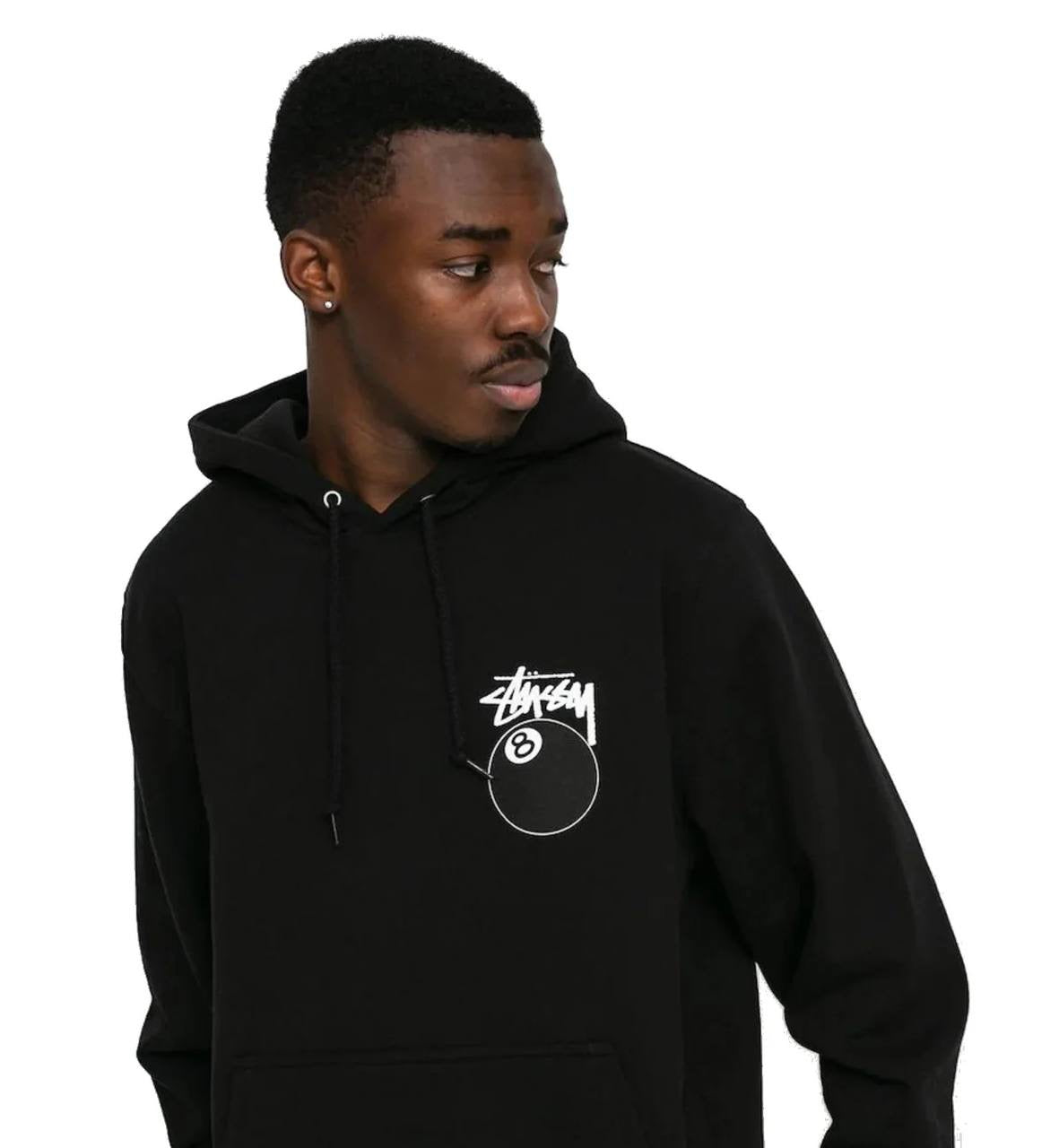 Stüssy 8 Ball Hoodie in black