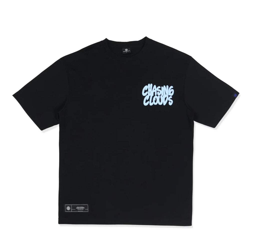 HUBCO CHASING CLOUDS TEE BLACK