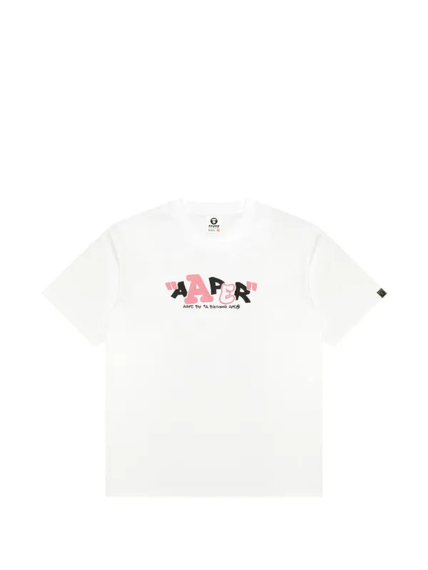 BAPE AAPE GRAPHIC TEE WHITE