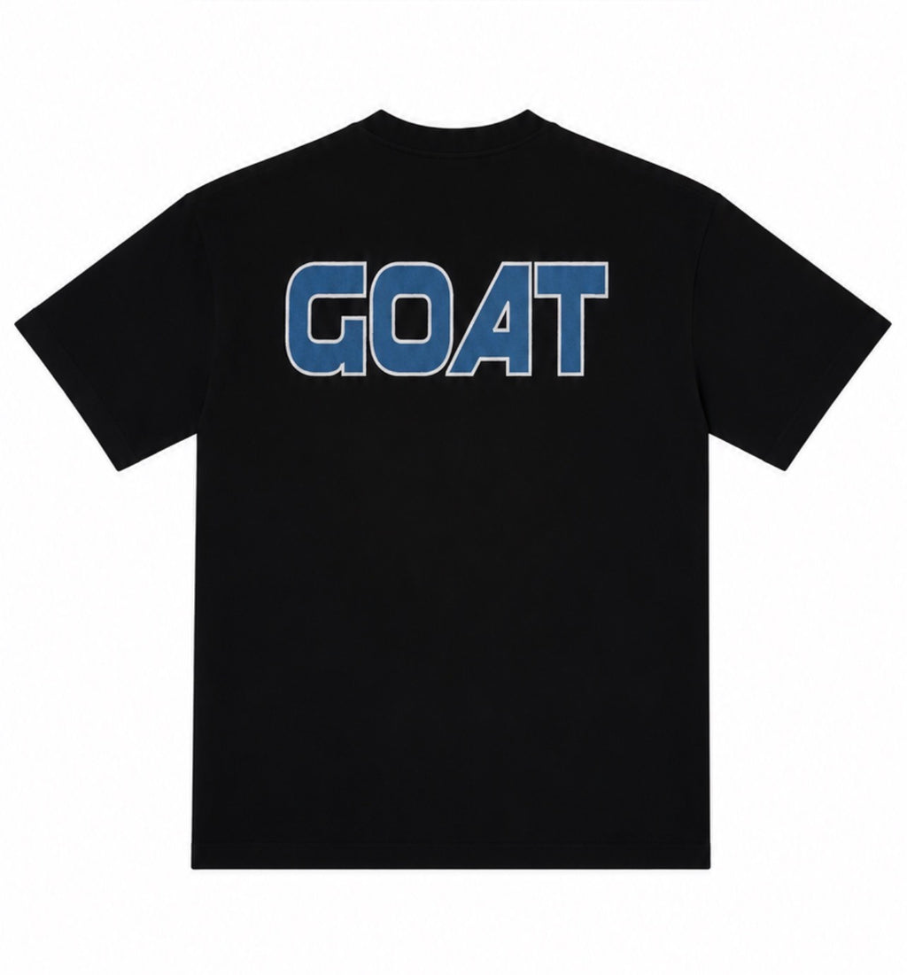 GOAT ROYAL BLUE TEE BLACK