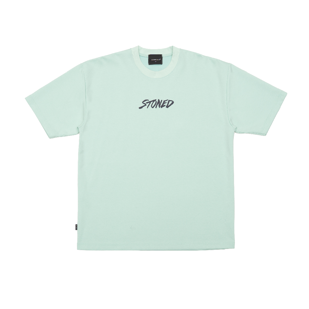 Stoned & Co. Genetic Hexagon Tee Tiffany