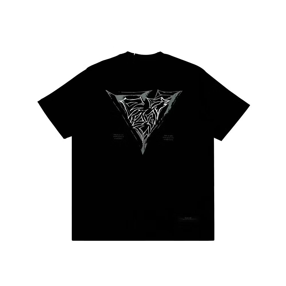 EGLAF RC EMBROIDERY LOGO TEE BLACK