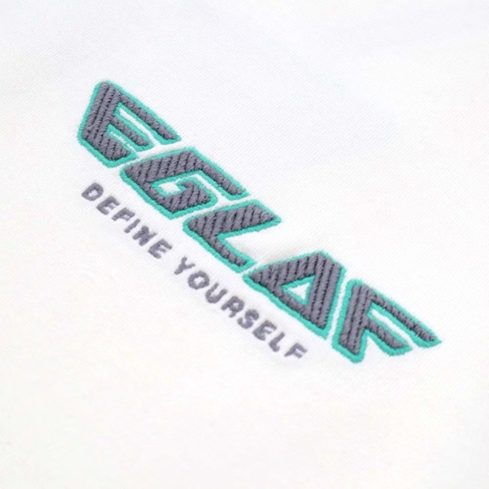 EGLAF Basic Triangle Logo Tee - White