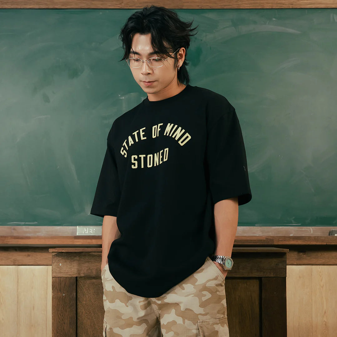 Stoned & Co Originals V2 Black Yellow Tee