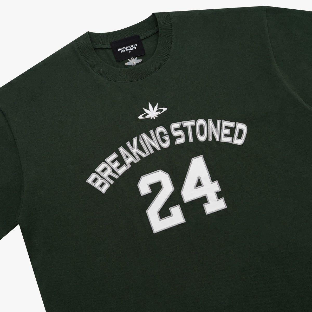STONED&CO : COLLEGE OVERSIZED TEE GREEN